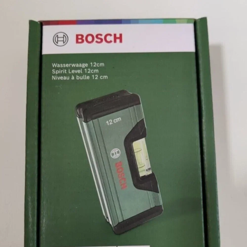 Bosch Bubble Spirit Level 12cm Mini Compact Tool - Picture 1 of 7